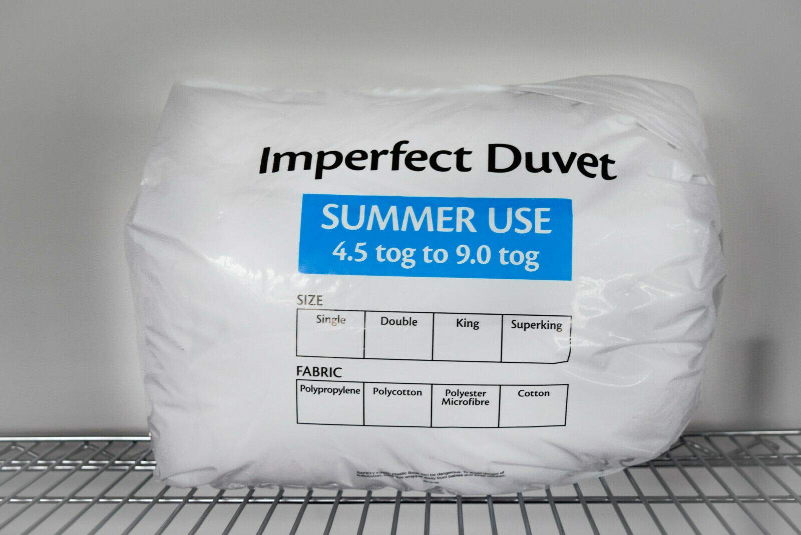 NQP Summer Cool Lightweight Duvet Quilt – Slight Seconds - Double