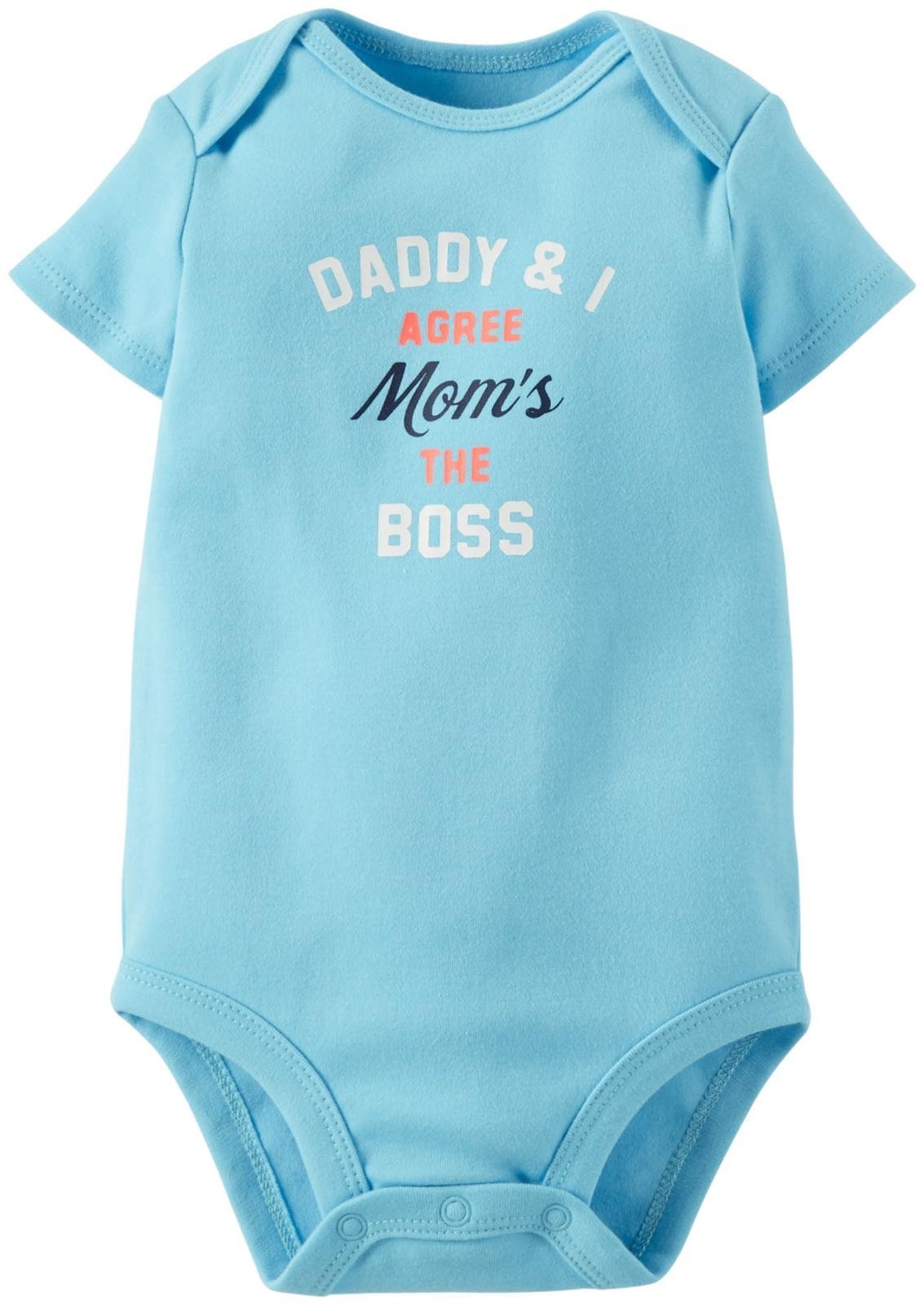 Carters baby-boys Slogan Bodysuit 111a506