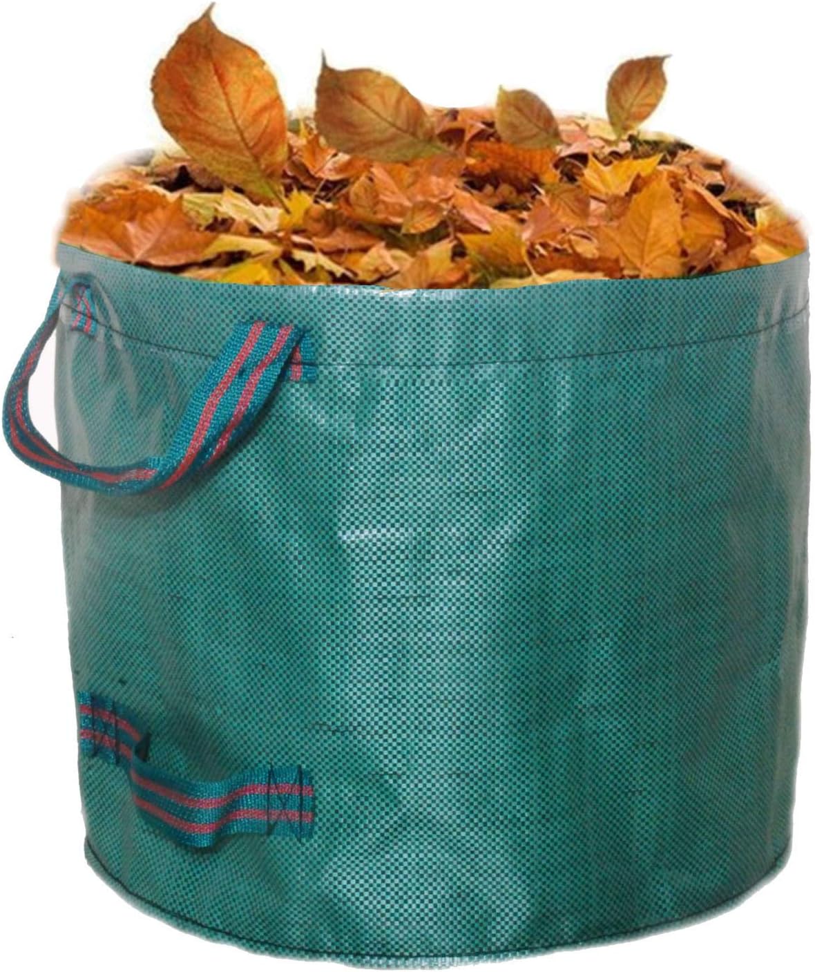 Garden Waste Bags Collapsible Garden Waste Bags/Reusable Lawn Pool Yard Leaf Bag Heavy Duty & Durable with Dual Handles,2pack,60LD45X38CM