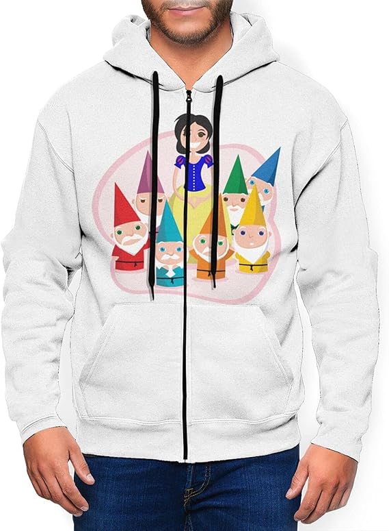 Amazon Co Jp 白雪姫と七人の小人たち 2 ファッション フード付 ファスナー スウエットパーカー 防寒 保温する プルオーバー カジュアル カップル プリント 長袖 スウェットシャツ 春秋冬 柔らかく快適 応援服 ファッション