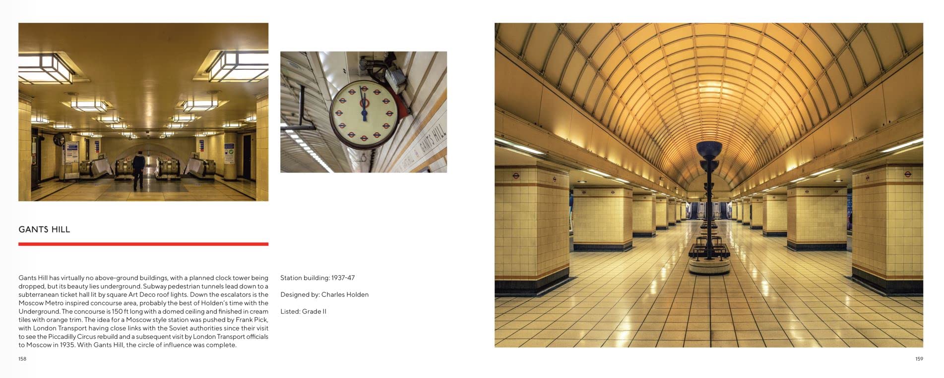 London Tube Stations 1924-1961 /anglais