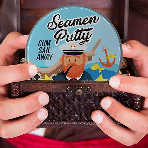 Miniatura 7 de Seamen - Masilla para aliviar el estrés  Masilla divertida para hombres  Fórmula de alivio de tensión  Brilla en la oscuridad  Capitán Jack Hoffs