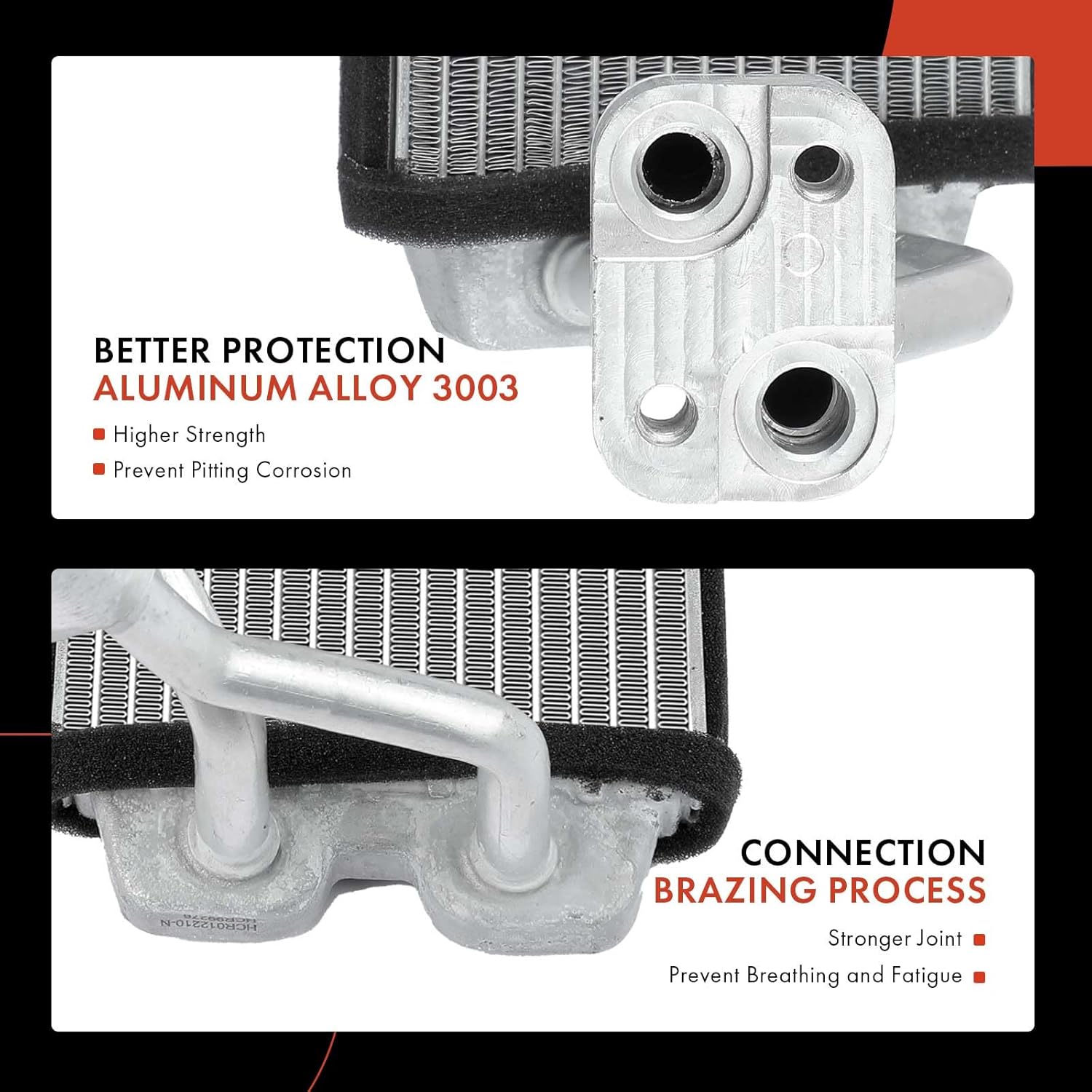 A-Premium Rear HVAC Heater Core Compatible with Buick Rainier 2004-2007 & Chevy Trailblazer 02-09, Trailblazer EXT & GMC Envoy, Envoy XL, Envoy XUV & Isuzu Ascender & Oldsmobile Bravada, Sport Utility