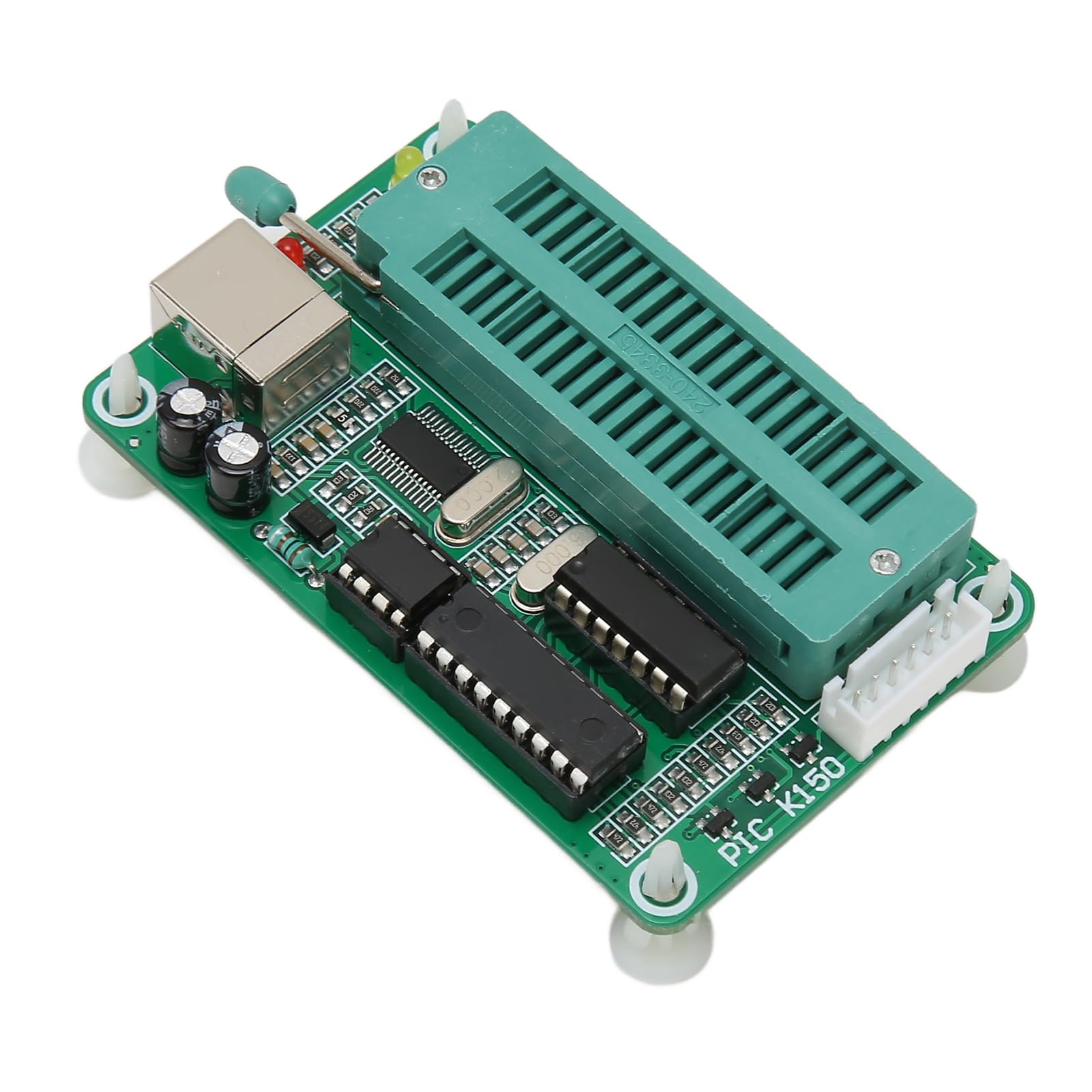 Programmatore per Microcontroller PIC K150 Ad Alta velocità, Presa di Programmazione DIP a 40 Pin, Design Compatto, per Masterizzazione di Chip PIC, modalità di Comunicazione USB