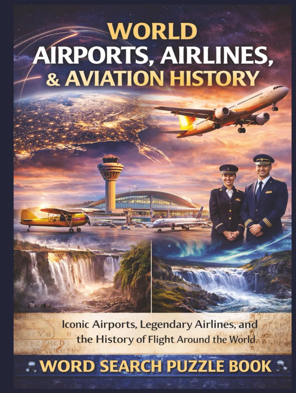 World Airports, Airlines, & Aviation History: Iconic Airports, Legendary Airlines, and the History of Flight Around the World. A Word Search Puzzle Book (Travel & Discovery)