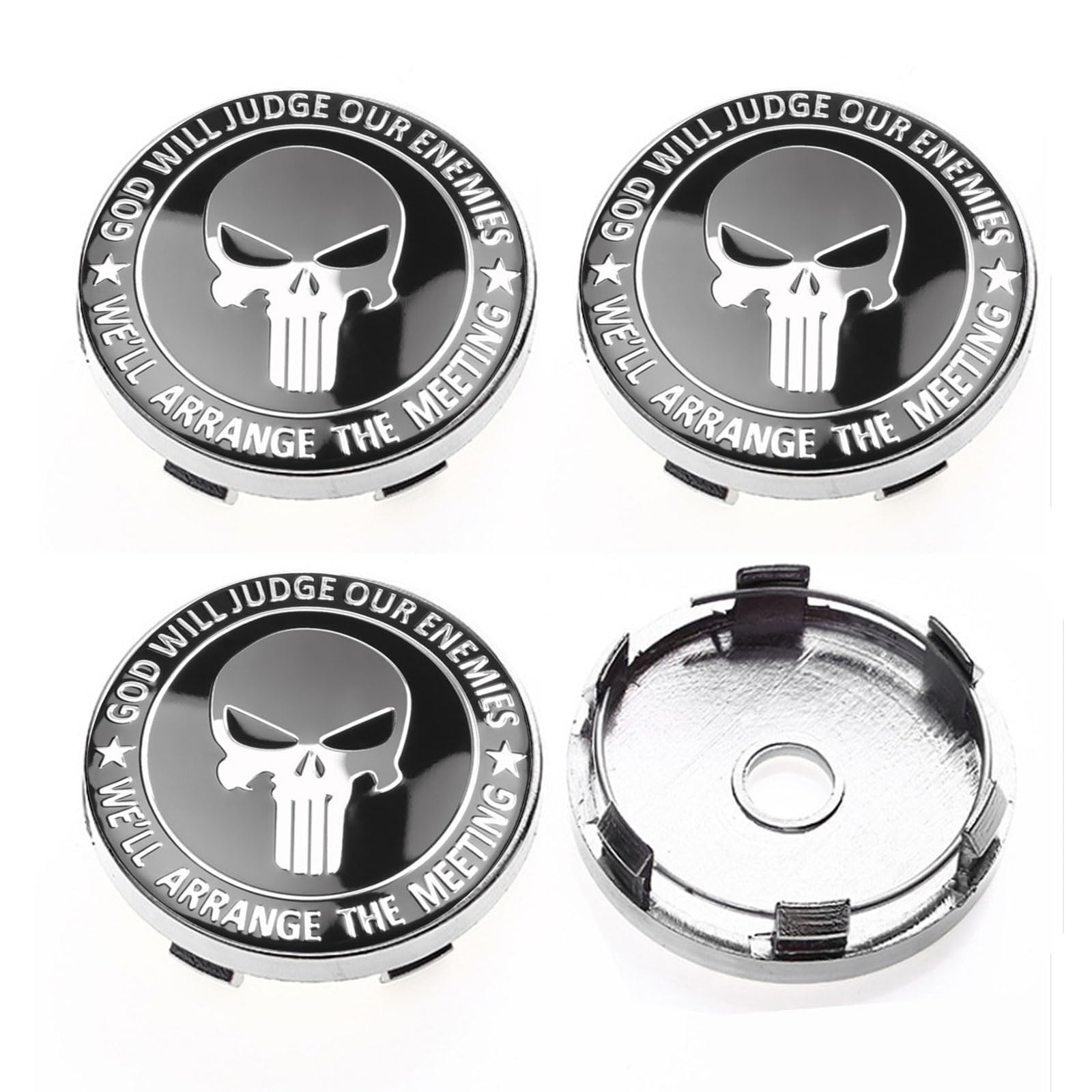 SSRDFU 4 Pcs Centre De Jante Capuchons - Cache Moyeu Centre