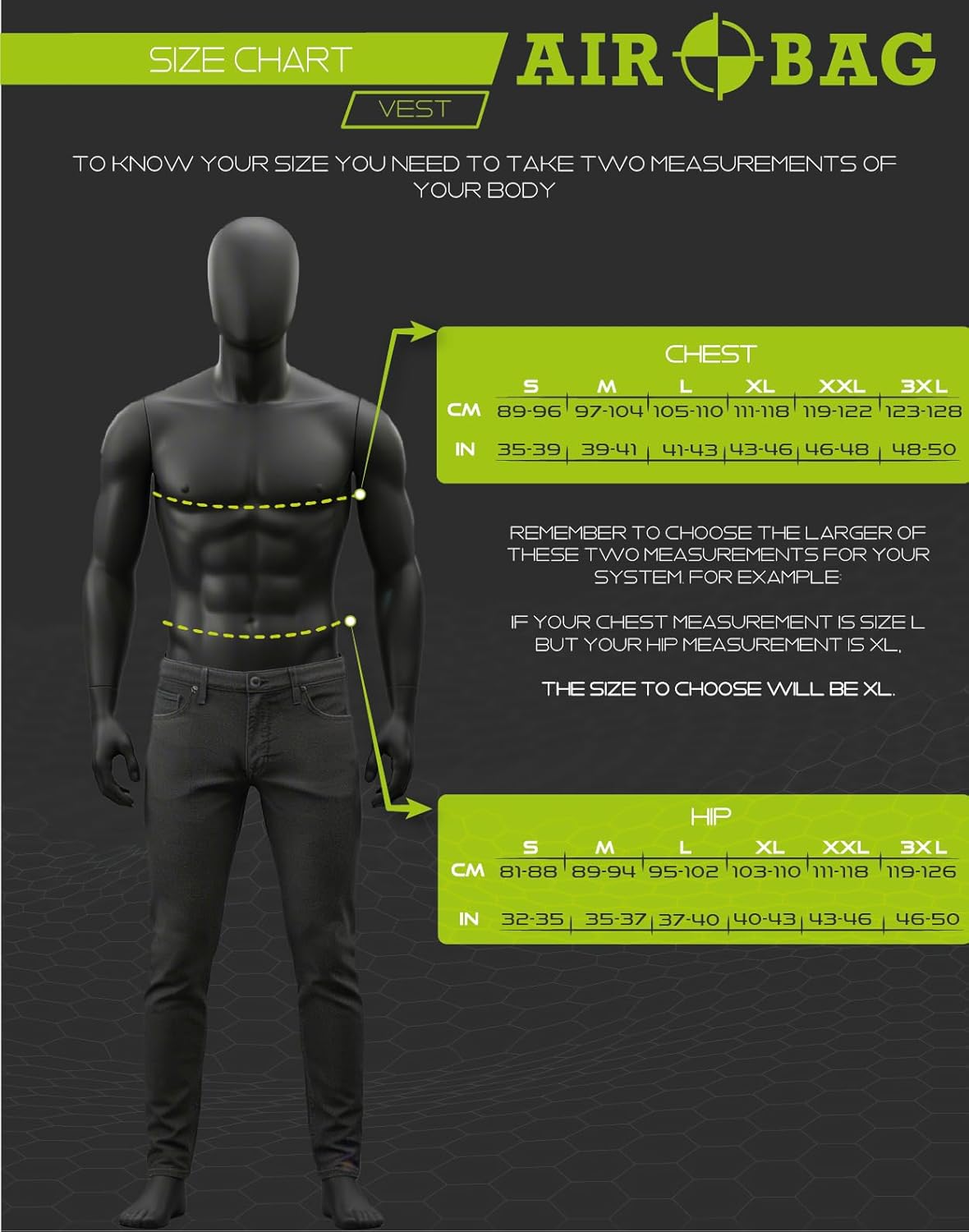 LITE VEST - Motorcycle Airbag Vest, Certified EN1621-4, Reusable, Protective Safety Gear for Bikers