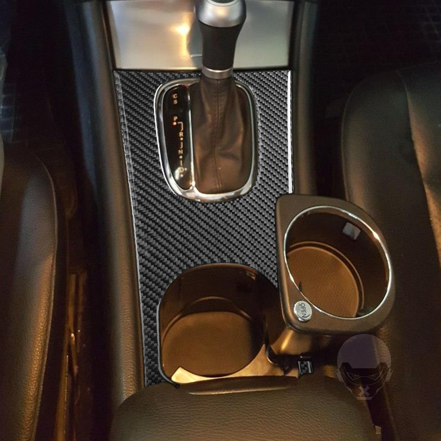 Carbon Fiber Frame Cover Trim Sticker Accessories Decoration Compatible with Mercedes Benz C Class W203 2005-2007 (Classic, Gear Shift Dashboard Frame 29)