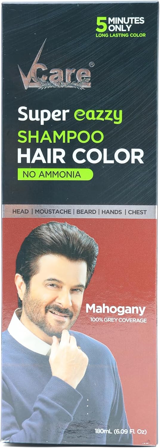 VCare Super Eazzy Hair Colour Shampoo for Women and Men 180ml Only 5