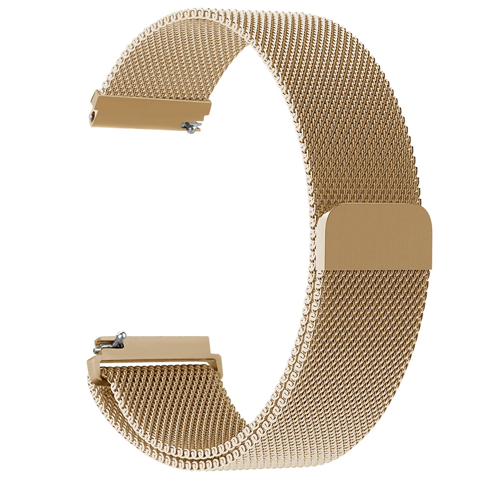 Photo 1 of DMVEIMAL Magnetic Mesh Watch Band for Samsung Galaxy, Amazfit, Huawei