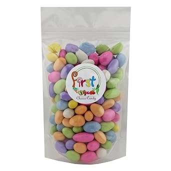 FirstChoiceCandy Jordan Almonds (1 Pound, Assorted Pastel Colors)