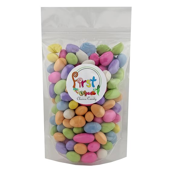 FirstChoiceCandy Jordan Almonds (1 Pound, Assorted Pastel Colors)