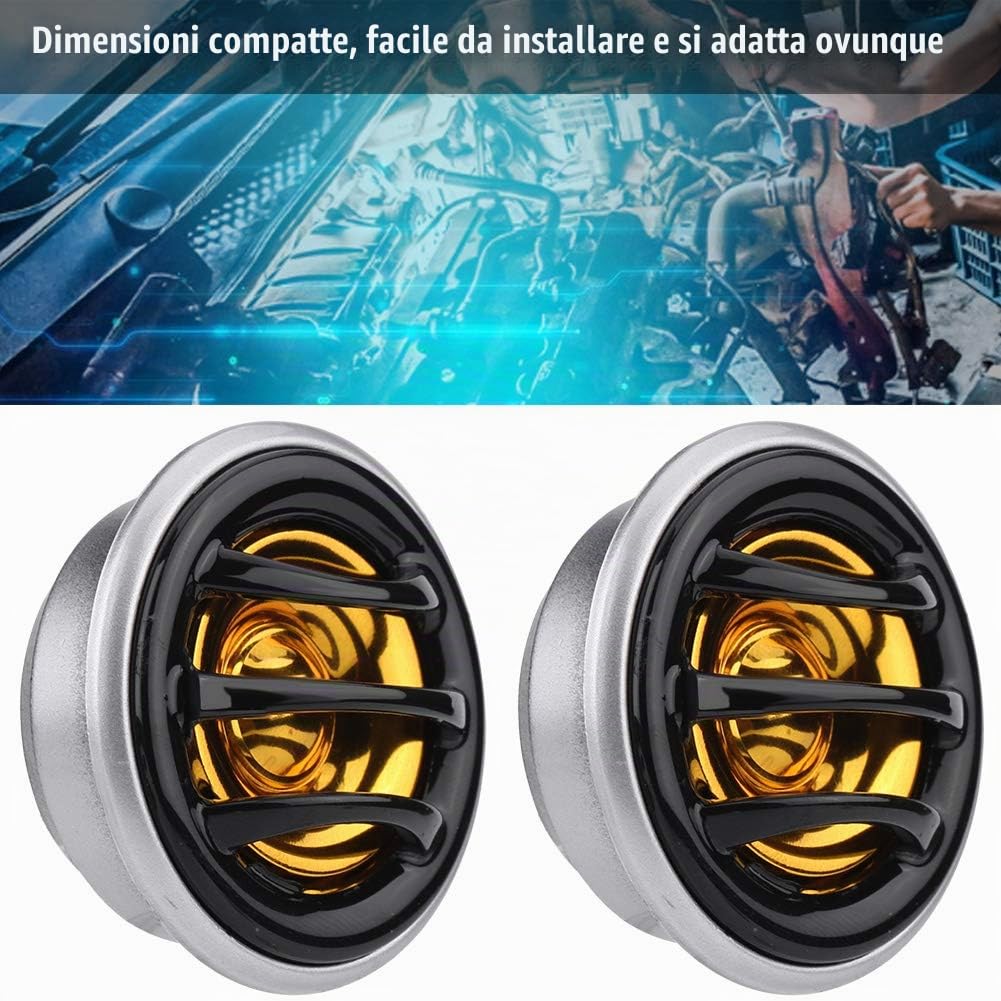2 pezzi 12V 130W Super tweeter per auto 2 pollici Super Power Dome audio Altoparlanti stereo tweeter 4 ohm Tromba altoparlante