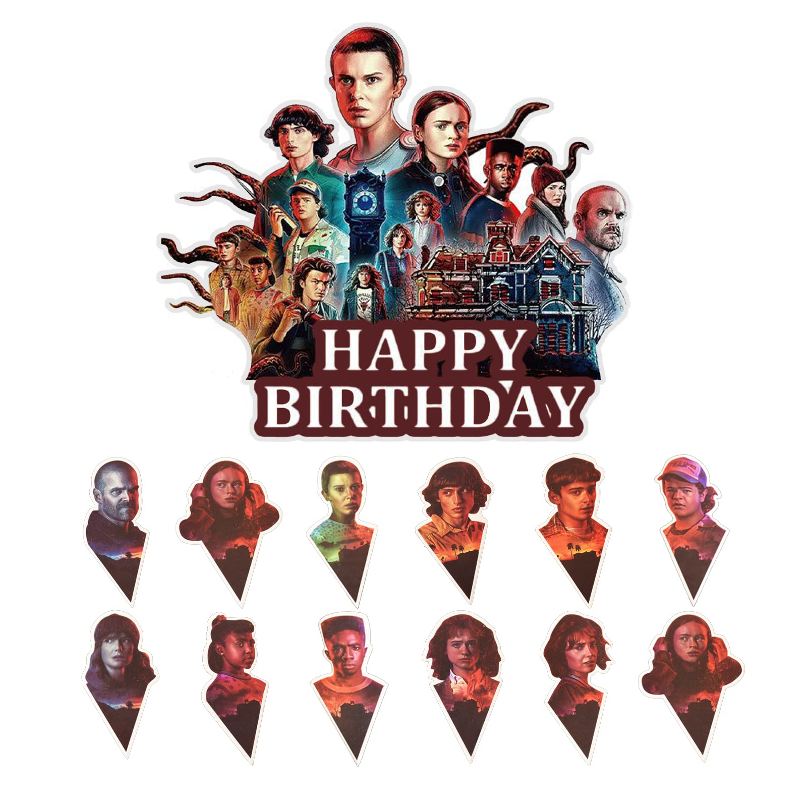 Buy Stranger Cake Topper Things Party Supplies Stranger Cake