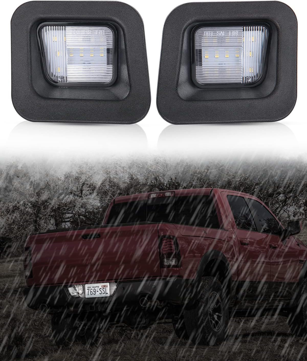 Clear Lens LED License Plate Light for Dodge RAM Kuwait Ubuy