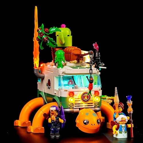Kit de luces LED compatible con Lego dreamzzz Mrs. Castillo's Turtle Van 71456, 2023, juego de iluminación creativa, accesorios compatibles con Lego