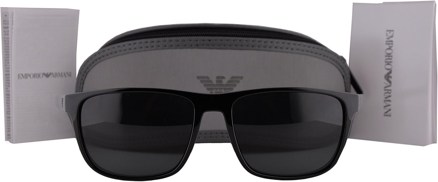 Emporio Armani EA4087 Sunglasses Black w/Gray Lens 501787 EA 4087 :  Amazon.ca: Clothing, Shoes \u0026 Accessories