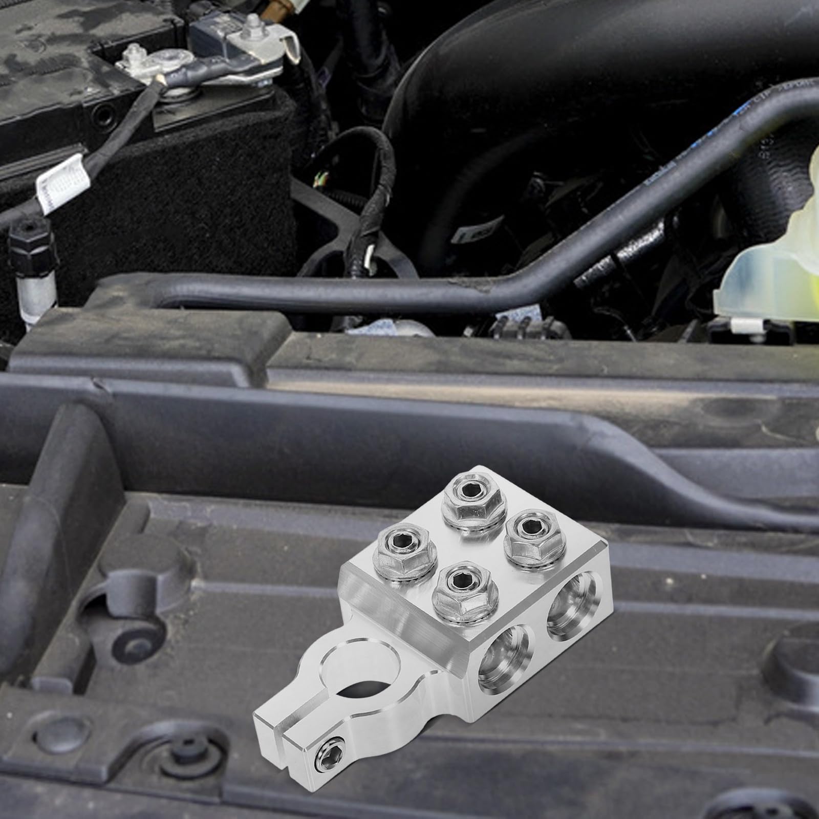 Cosse de Batterie en Alliage D'aluminium Argenté, Interrupteur de Déconnexion pour Voiture, Installation Facile, Protection les Risques Électriques,