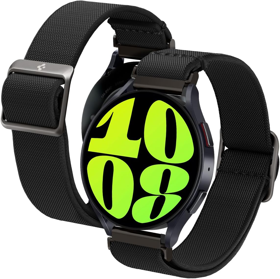 Lite Fit Strap Band for Samsung Galaxy Watch7/6/5/4(44mm/40mm), WatchFE(40mm), Watch6Classic(47mm/43mm), Watch5Pro(45mm), Watch4Classic(46mm/42mm), Watch3(41mm), Active1/2 Mesh - Black