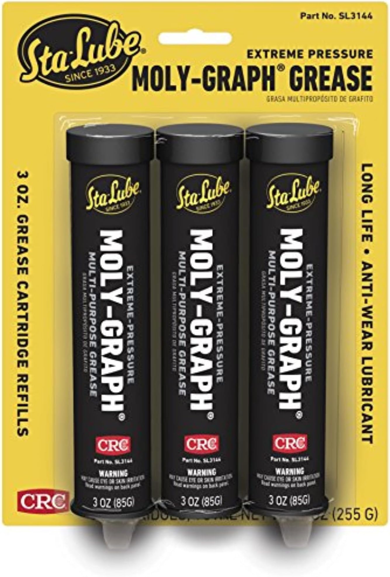 Sta-Lube CRC SL3144 Moly-Graph Extreme Pressure Multi-Purpose Lithium