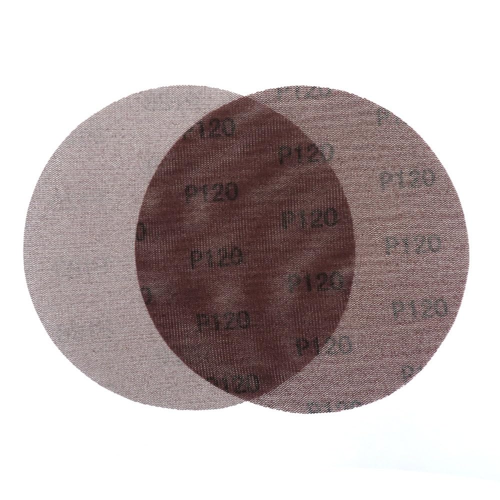 Dischi abrasivi abrasivi Senza Polvere da 7 Pollici e 180 mm, Carta vetrata Anti-bloccaggio con Gancio e Passante, Grana 80-320, 15 Pezzi, 180