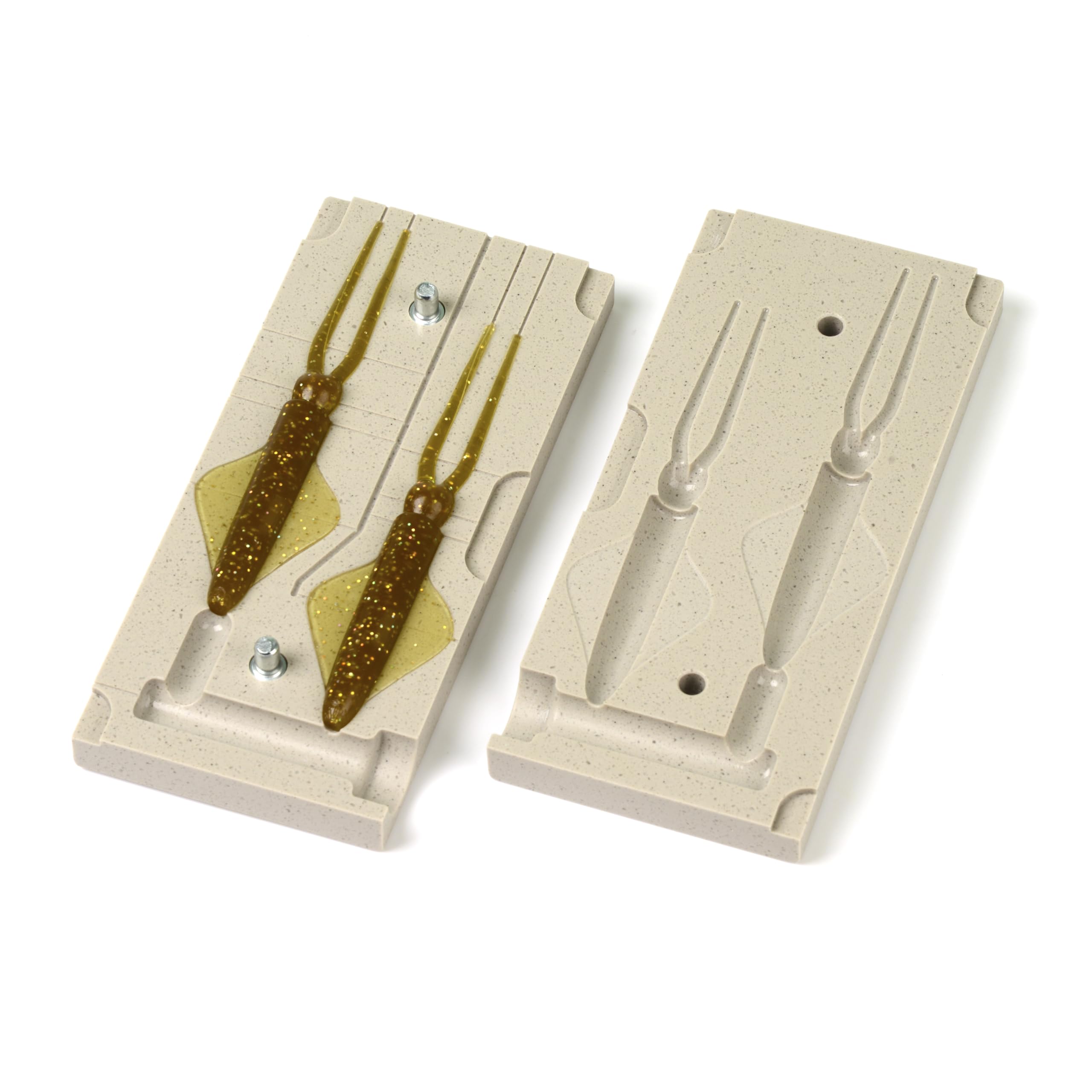 Soft Plastiс Mold Lure Making Injection Molds Fishing Lures Squid 4'' Two Cavity