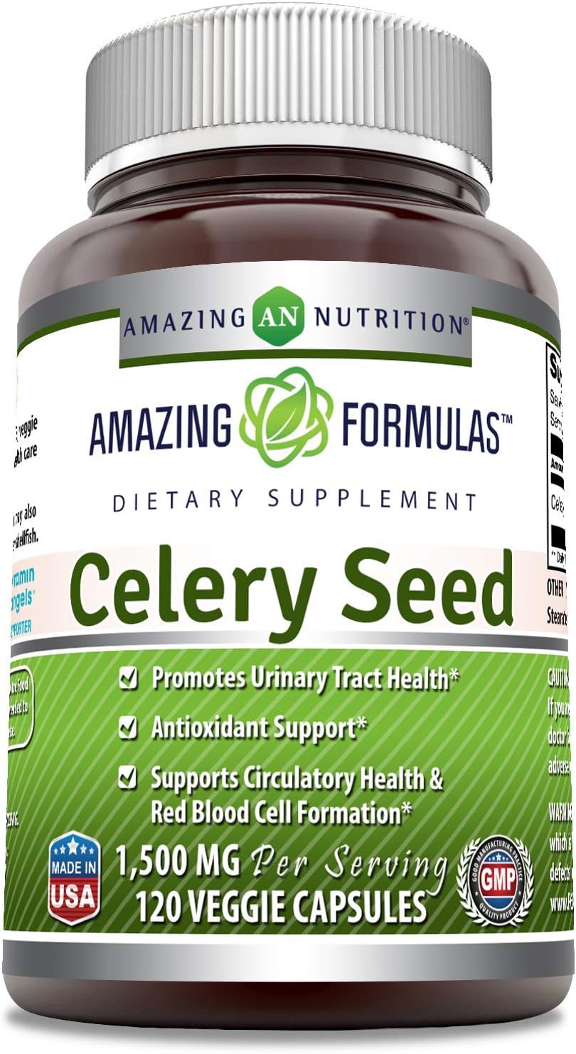 Amazing Formulas Celery Seed Extract 1500 mg Per Serving
