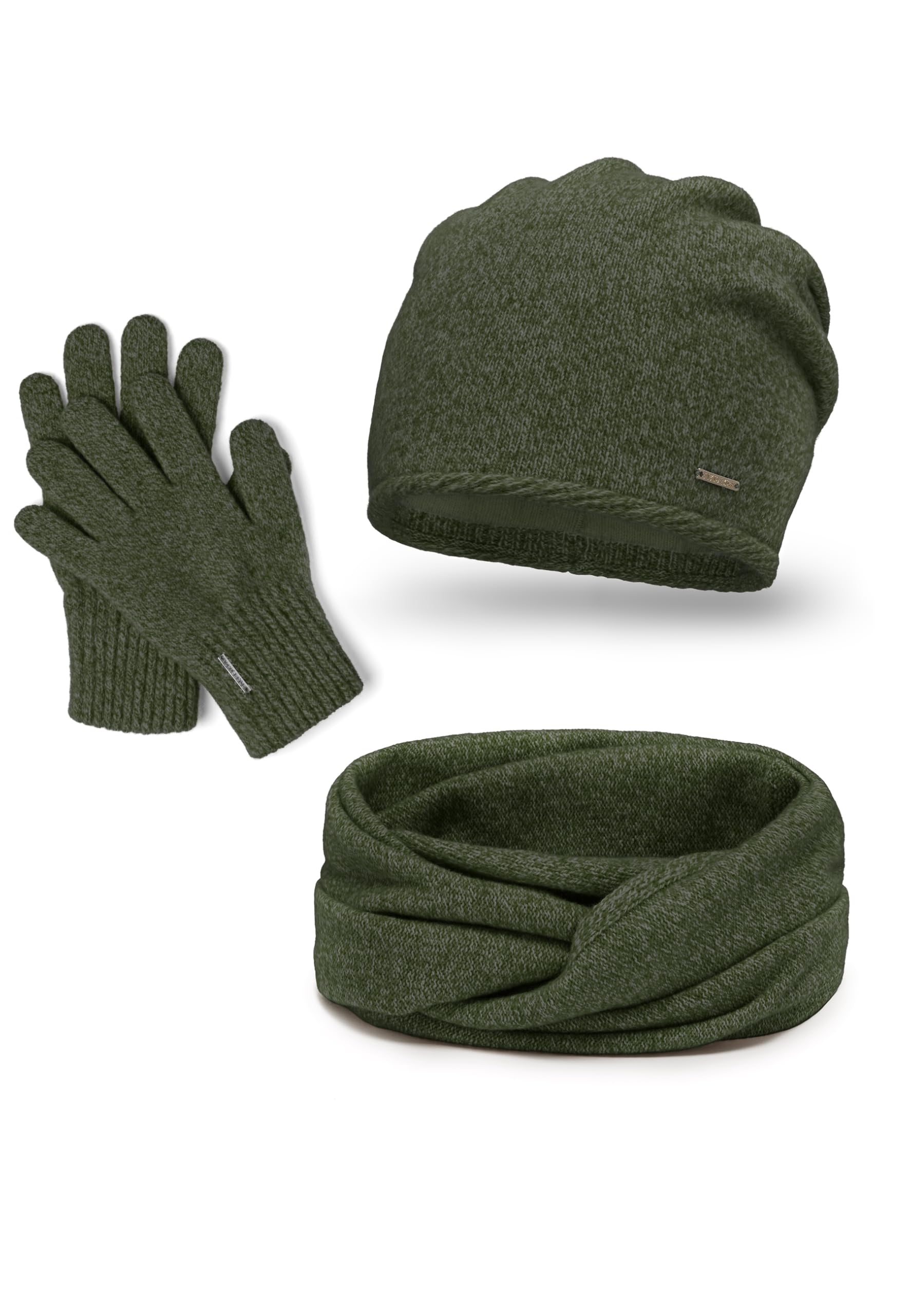 Vivisence Cappello Classico da Donna in Caldo Filato di Lana con Fodera Interna Due Pieghe sul Retro per Una vestibilità Perfetta Ideale per Le Giornate Invernali