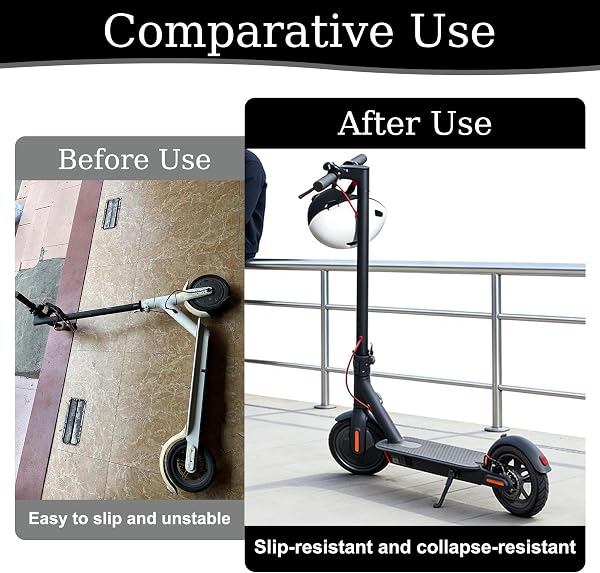 xruc Béquille Trottinette Électrique pour Xiaomi M365, Pro 2, Pro, 1S, Essential, Béquille Electrique Scooter en Alliage d'Aluminium, Support de Cale Pied avec Vis, Kick Stand Scooter Pegs Accessoire - 3