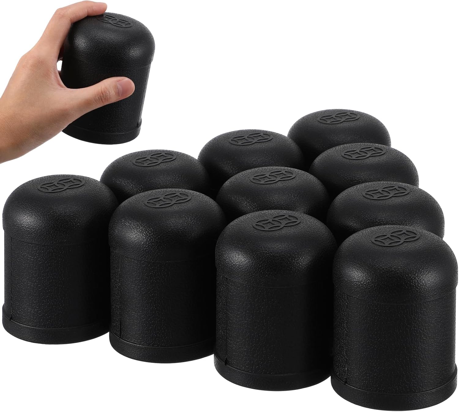 Toyvian 10PCS Dice Cups PU Leather Dice Cups for Dice Games Professional Shaker Cups