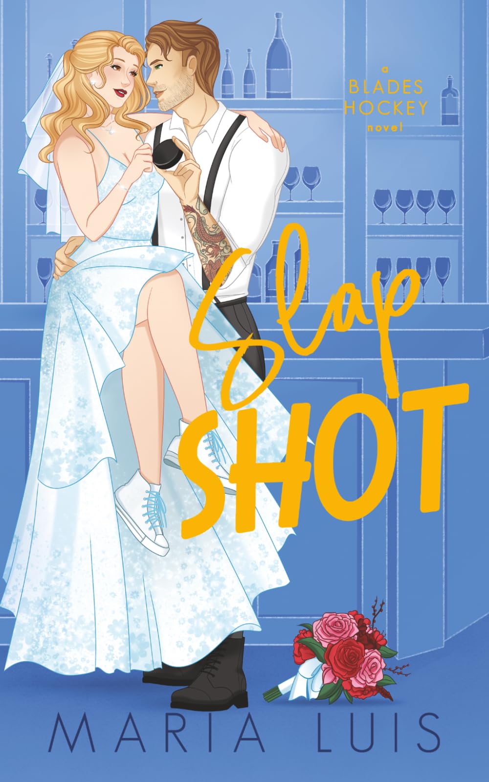 Slap Shot: A Marriage of Convenience Hockey Romance (Blades Hockey)