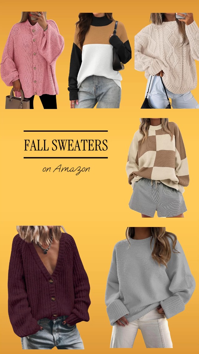 Watch Cozy Sweaters for Fall on Amazon Live