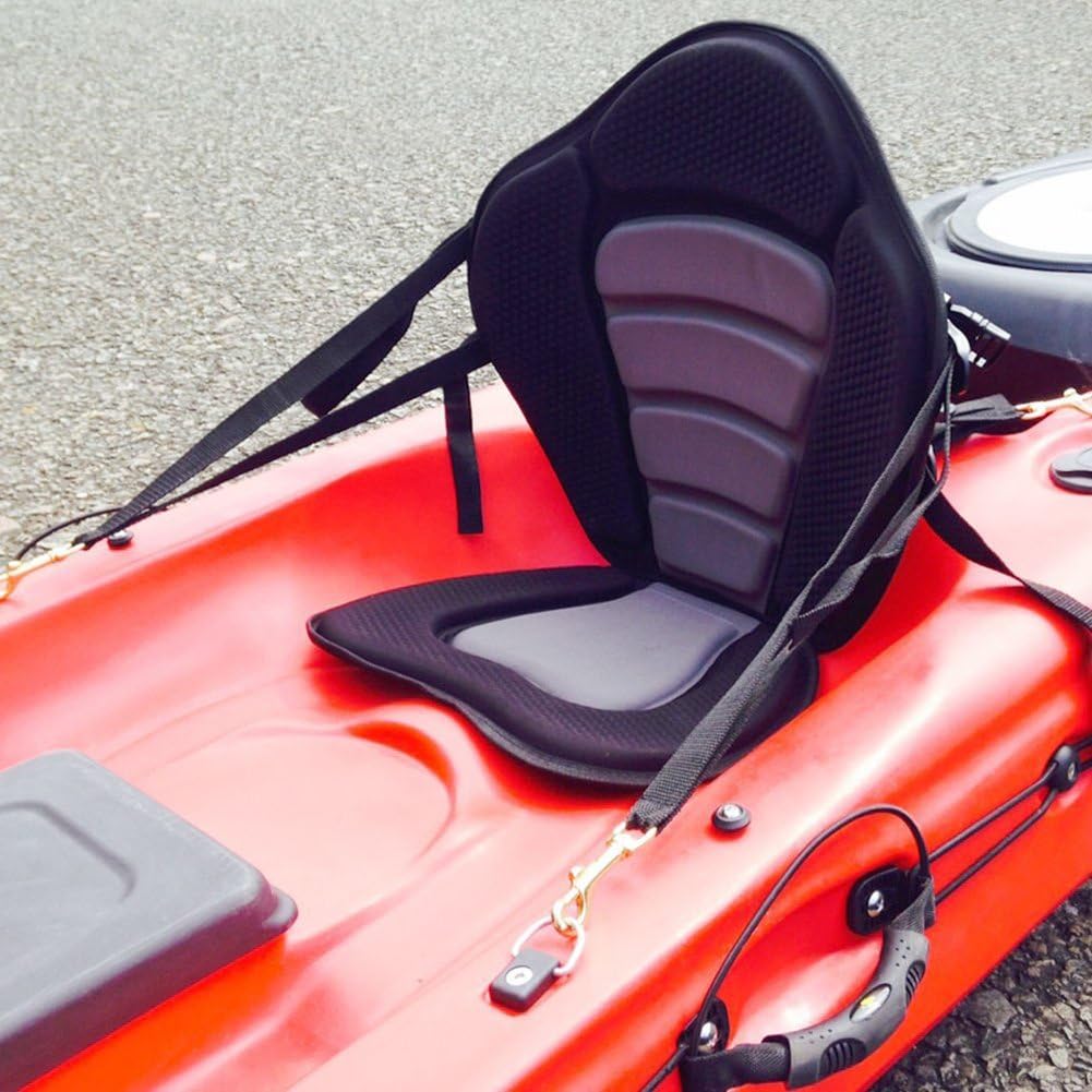 Padded Kayak with Back Support and Storage, Waterproof,Universal, Foam