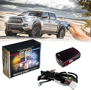 MPC Plug-n-Play Remote Starter for 2016-2019 Toyota Tacoma |Gas| |Push-to-Start| Plugin T-Harness - Use Factory Fobs - Press 3X Lock to Start - Firmware Preloaded