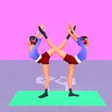 Smooth and realistic controls Challenge of Life & Flex Run: Puzzle yoga challenge 3d flex run juego fitness gratuito gimnasia para niñas niños body race casual manía simulador cuello largo correr juego gratis