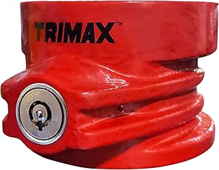 Trimax TFW80HD - Cerradura de Pasador King para 5ª Rueda, Color Rojo