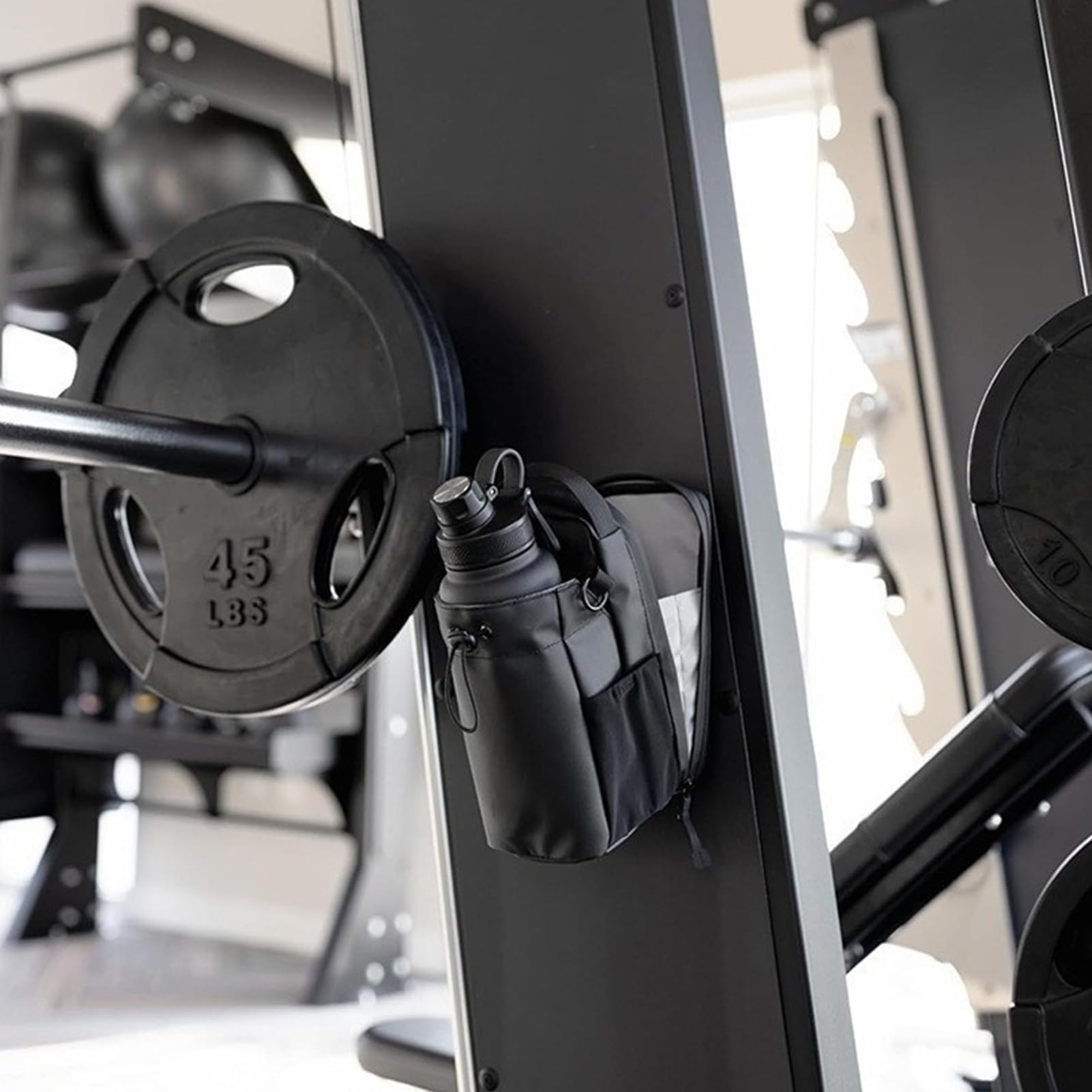 Bolsa De Gimnasio Magnética Gran Capacidad con Bolsillo para Teléfono Organizador Portátil