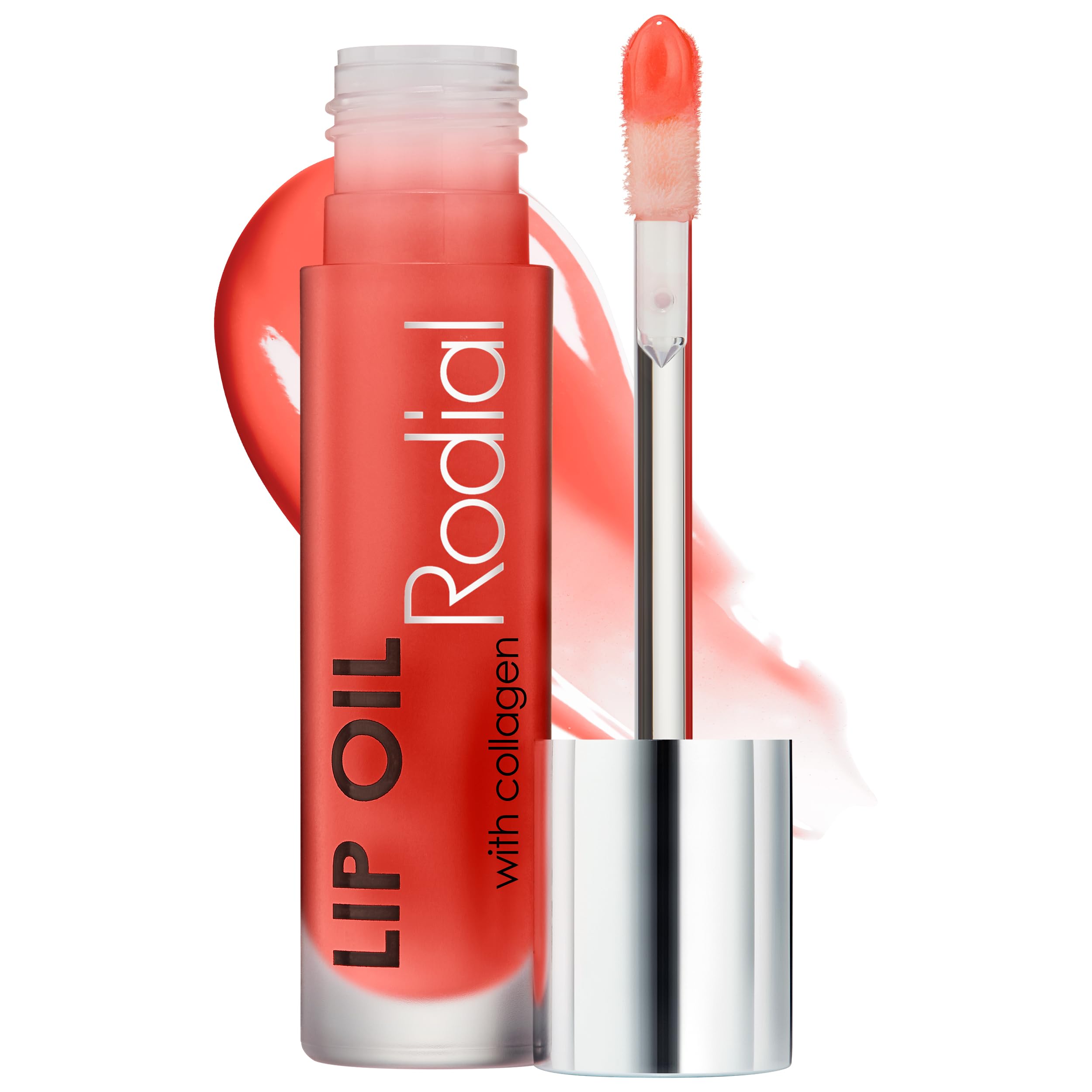 Rodial Plumping Collagen Lip Oil 4ml, Huile à Lèvres au Collagène Végétalien, Huiles de Macadamia et de Jojoba | Hydratation Profonde pour une Moue Pulpeuse | Formule Ultra-Nourrissante
