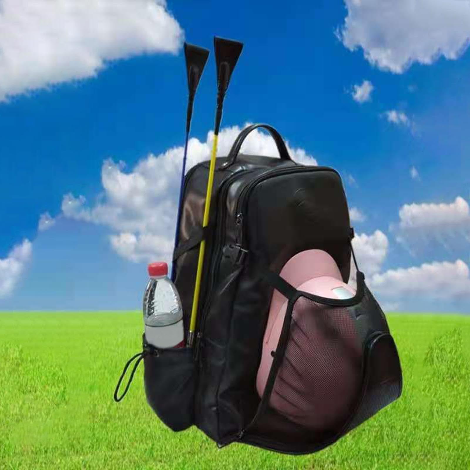 Mochila de nailon para equipo ecuestre, ligera, diseñada para transportar equipo de equitación durante actividades al aire libre, mochileros, excursionistas, aventuras