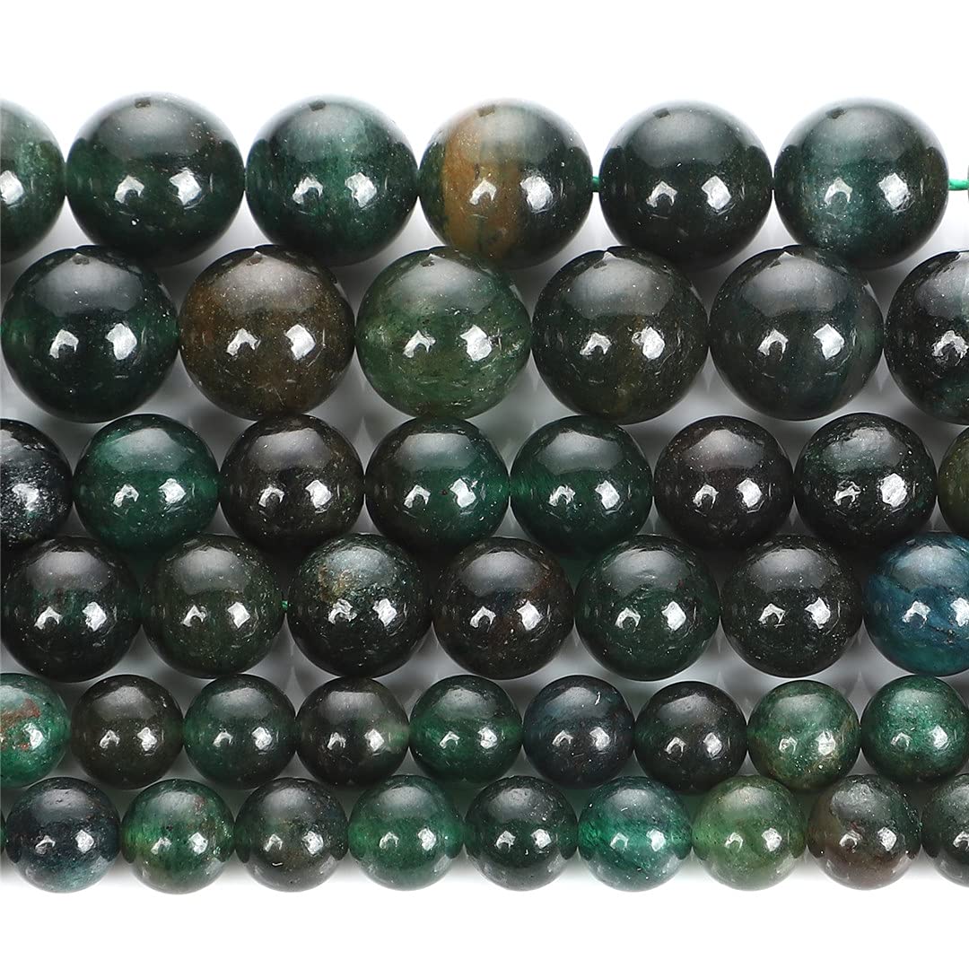 Perles de mica verte naturelle fabrication de bijoux bracelet bricolage couture 10mm