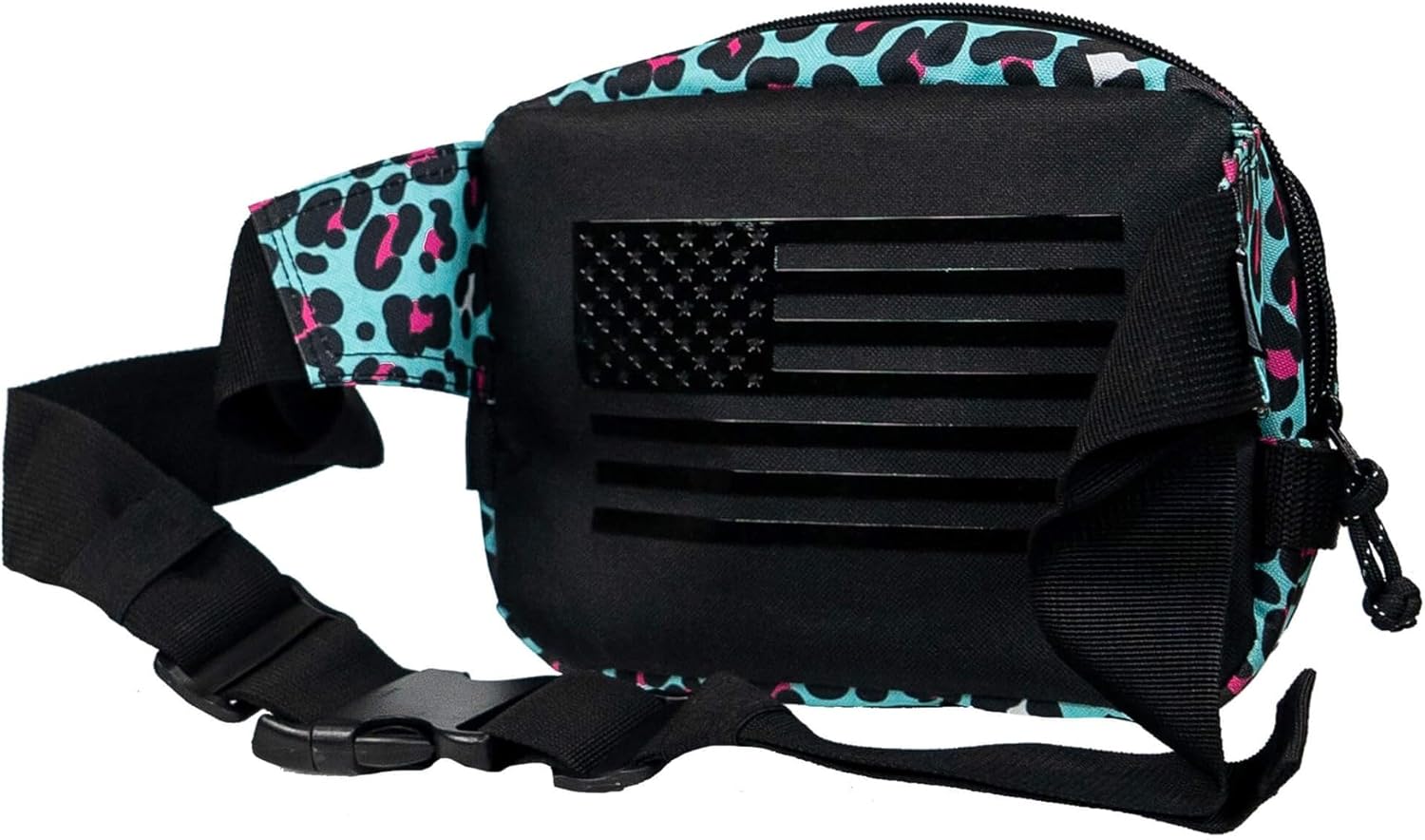 Combat Iron Tactical Men’s Fanny Pack | Adjustable Waist Belt, Zippered Pockets | Compact Lightweight Belt Bag | Everyday Hip Pouch for Travel Outdoor Running Hunting