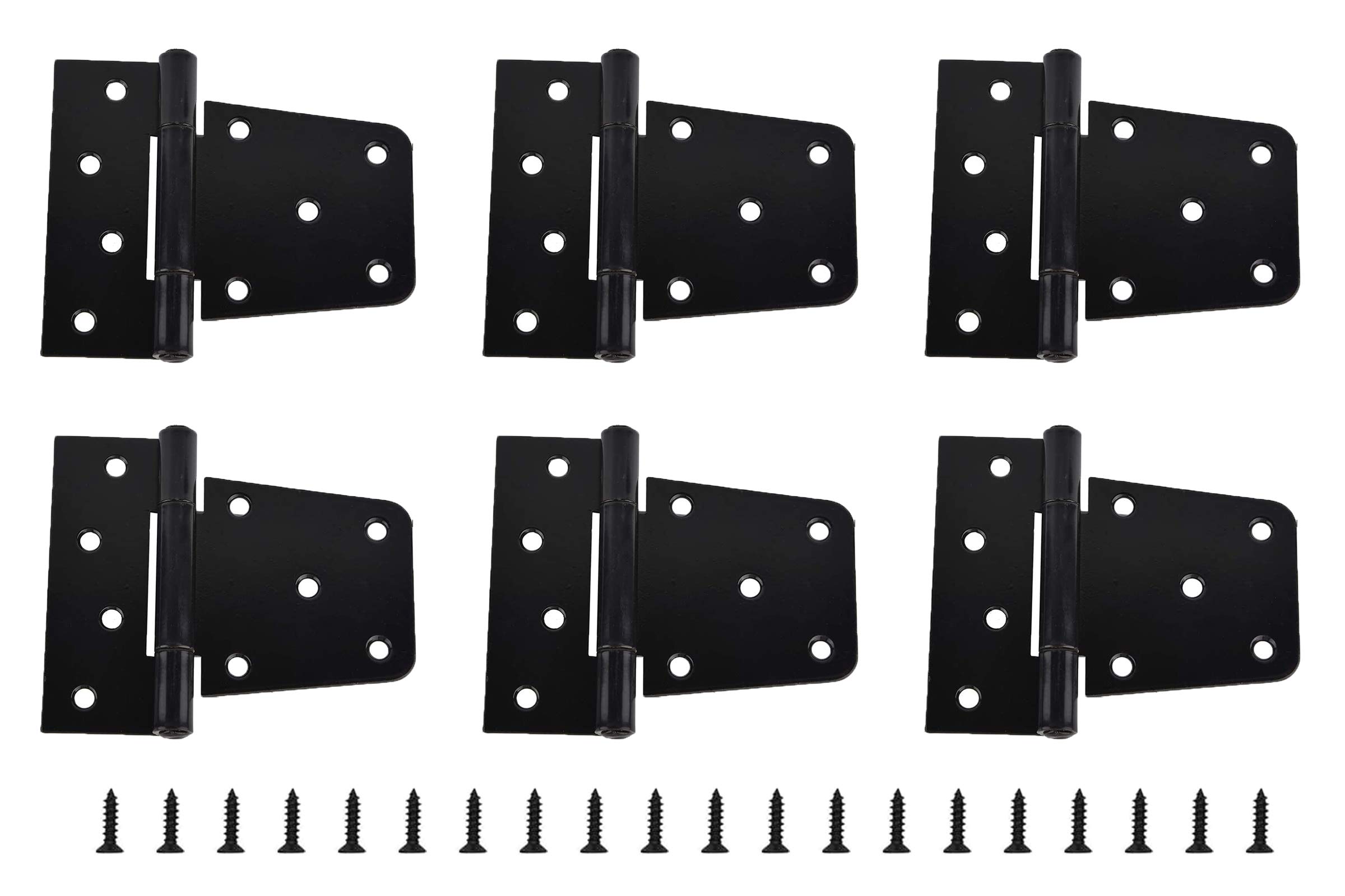 Buy Heavy Duty Gate Hinges Square Black Door Hinges Barn Door