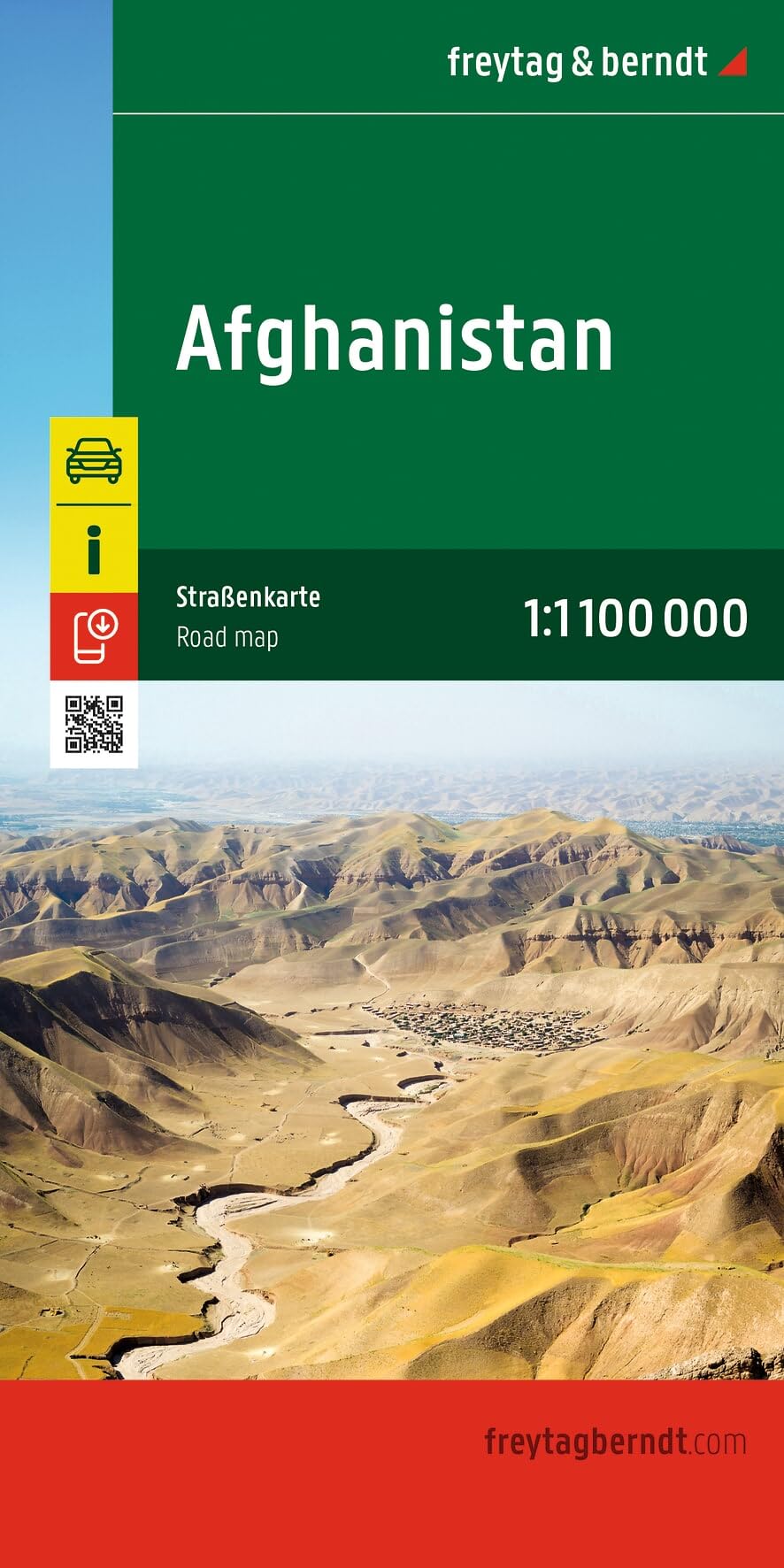 freytag & berndt Straßenkarte Afghanistan 1:1,1 Mio.: AK 152