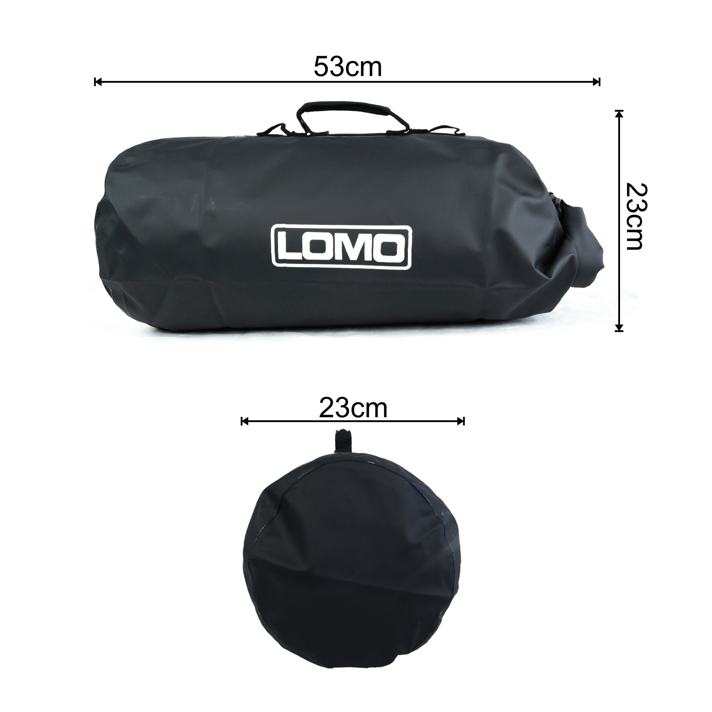 Lomo 20L Motorradtasche - Wasserdicht Motorrad Gepäckrolle