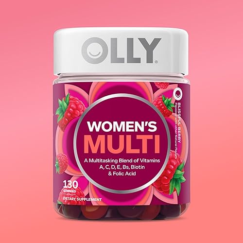 Miniatura 6 de OLLY - Goma multivitamínica para mujer, salud general y apoyo inmunológico, vitaminas A, D, C, E, biotina, ácido fólico, vitamina masticable
