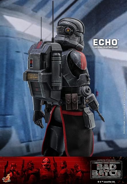 Foto 5 de 8 de Hot Toys 1:6 Echo - Star Wars: El Lote Malo, Negro