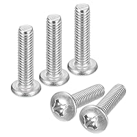 Vista 29 de uxcell Tornillos de máquina de cabeza redonda #10-32x1/2, tornillo de acero inoxidable 304 18-8, accionamiento Phillips, totalmente roscado, acabado