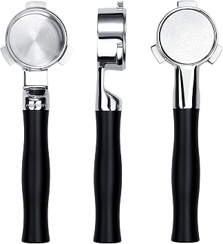 Normcore 54mm Unibody Bottomless Portafilter with Integrated 1822g Precision Basket, Fits Breville Sage 54mm Machines, 0.28mm Hole Size
