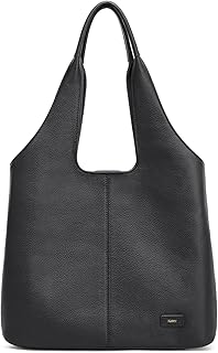 Kattee Leather Tote Bag Purse for Women, Leather Womens Tote Handbags Hobo Shoulder Bags, Large Capacity