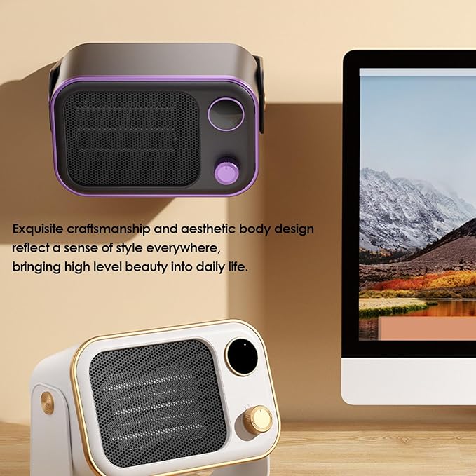 Calefactor Eléctrico Portátil Cerámico PTC 1200W miniatura 5